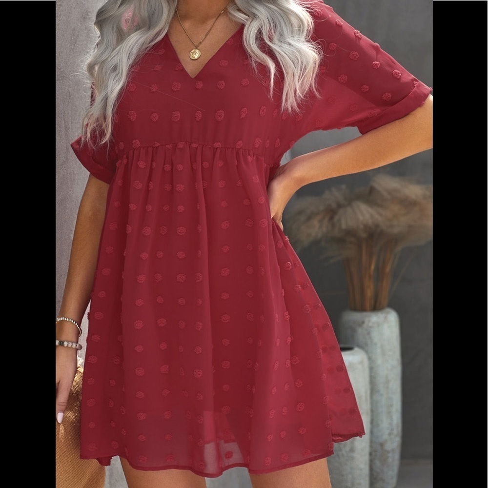 Ruby Dotted Pullover Dress